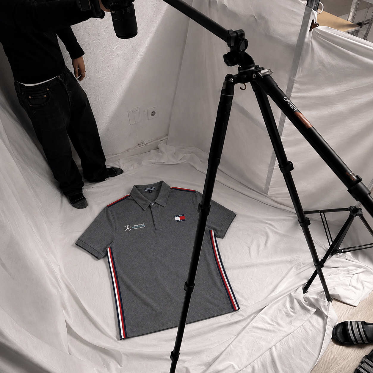 Backstage shooting